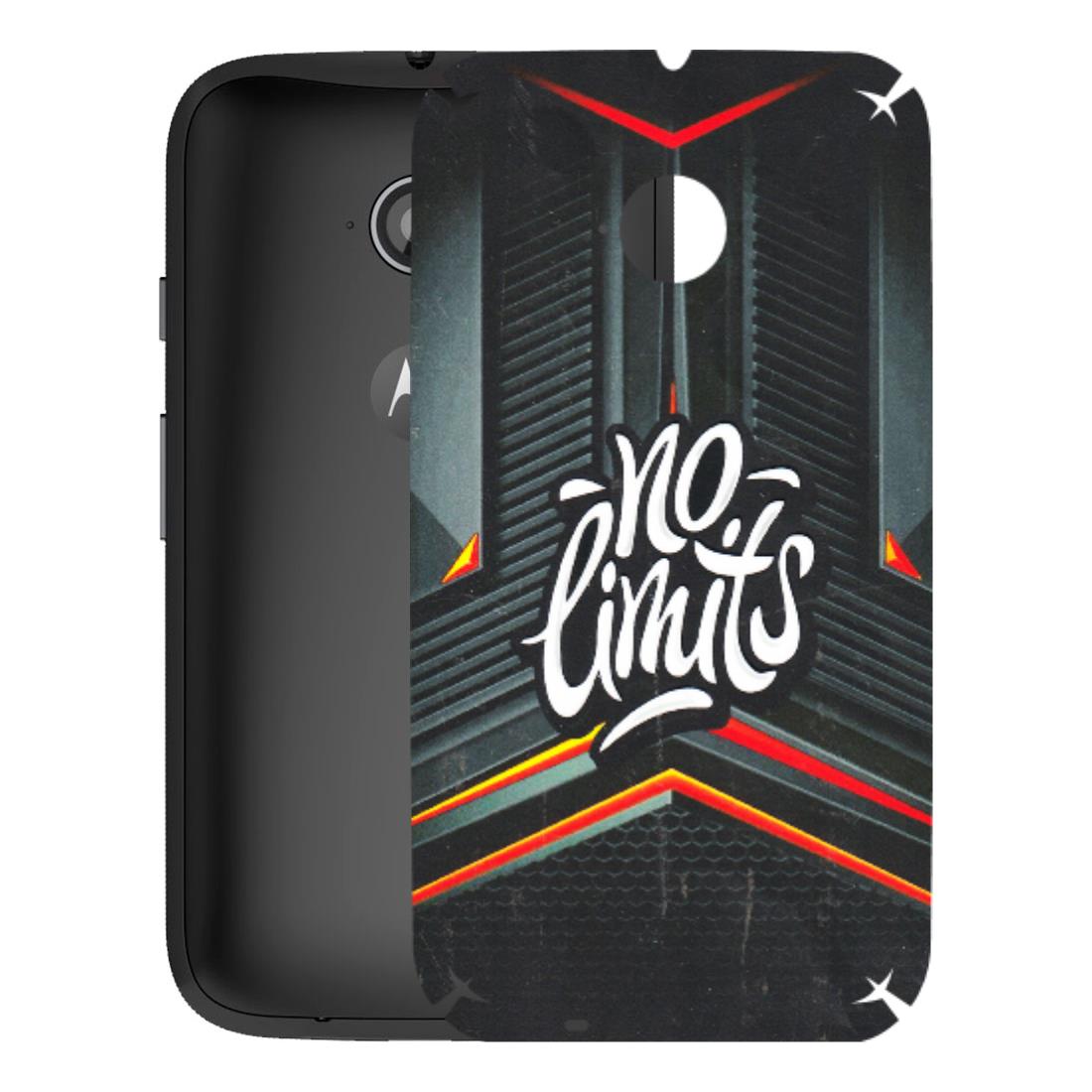 Motorola Phone Skins (All Models) - No Limits - 3D Embossed Finish (L-286) Motorola Moto E2