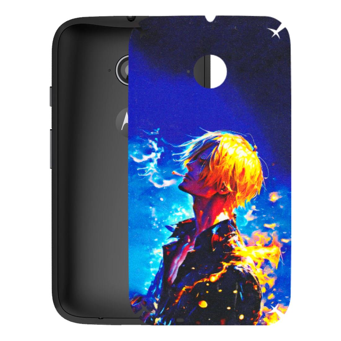 Motorola Phone Skins (All Models) - Sanji Vinsmoke One Piece - 3D Embossed Finish (L-319) Motorola Moto E2