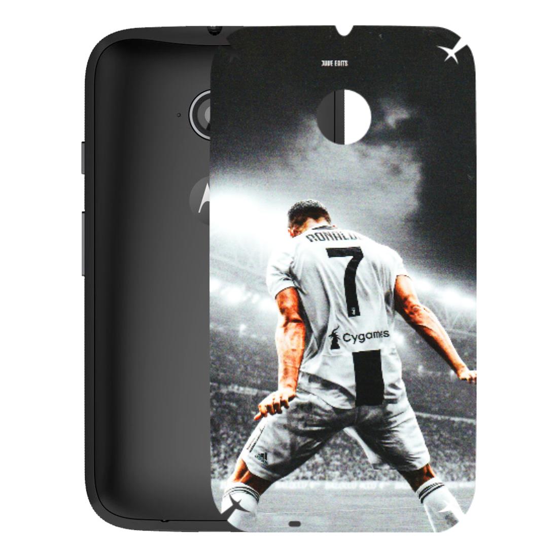 Motorola Phone Skins (All Models) - Ronaldo CR7 Crazy - 3D Embossed Finish (L-44) Motorola Moto E2