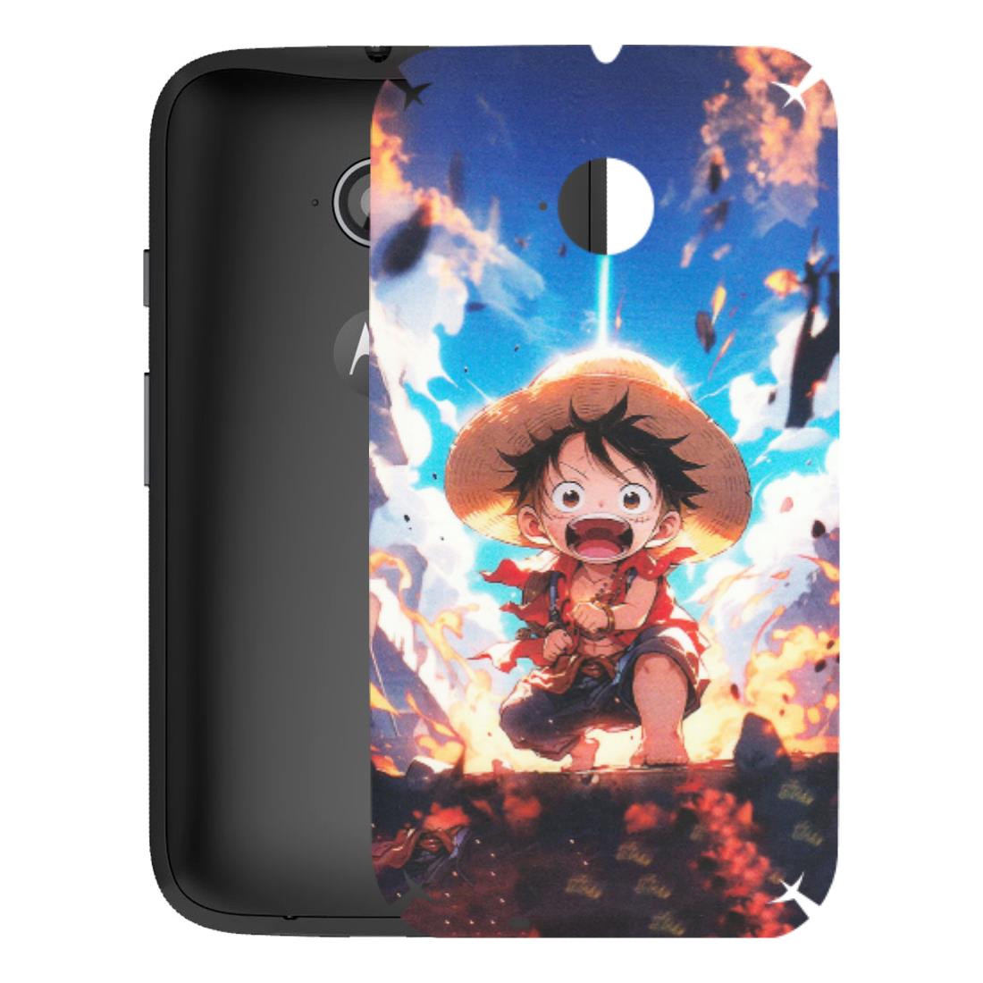 Motorola Phone Skins (All Models) - Toon One Piece Cute Character - Matte Finish (M-35) Motorola Moto E2