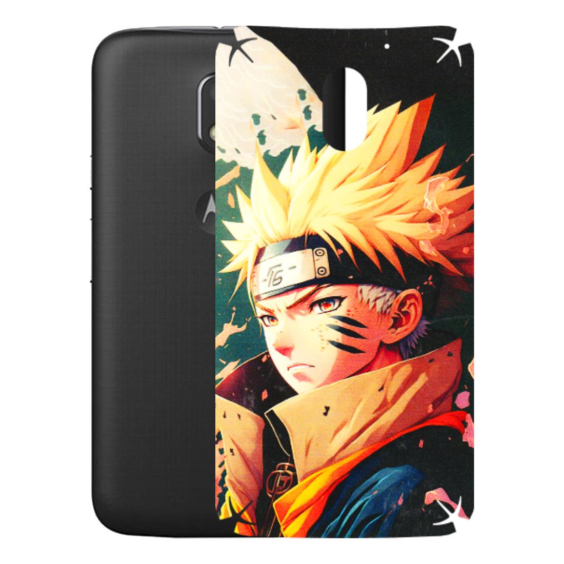 Motorola Phone Skins (All Models) - New Naruto - 3D Embossed Finish (L-148) Motorola Moto E3 Power
