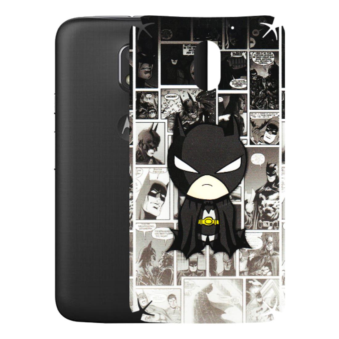 Motorola Phone Skins (All Models) - Toon Batman - 3D Embossed Finish (L-182) Motorola Moto E3 Power