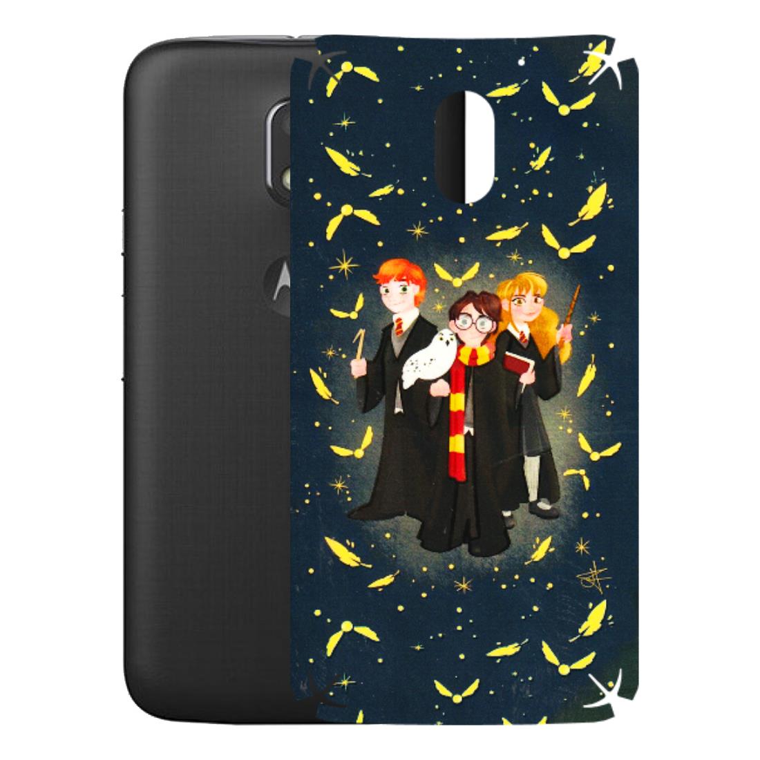 Motorola Phone Skins (All Models) - Harry Potter - 3D Embossed Finish (L-183) Motorola Moto E3 Power