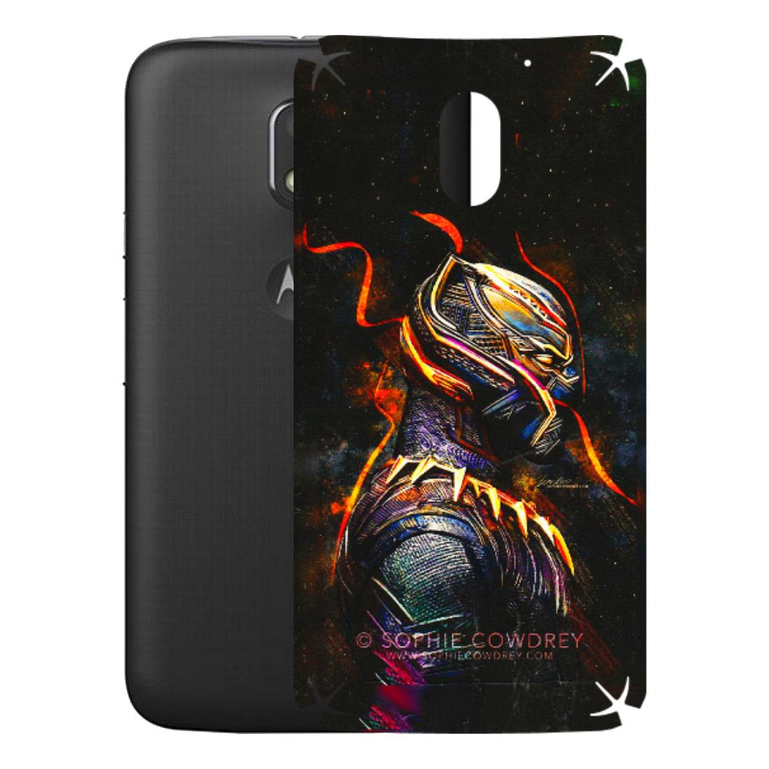 Motorola Phone Skins (All Models) - Black Panther - 3D Embossed Finish (L-190) Motorola Moto E3 Power