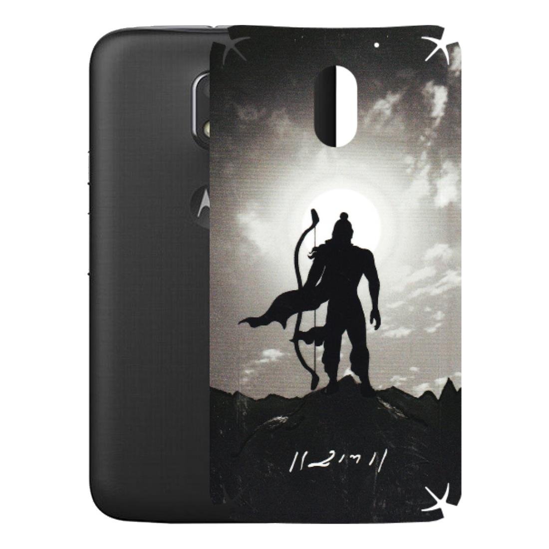 Motorola Phone Skins (All Models) - Jai Siya Ram - 3D Embossed Finish (L-200) Motorola Moto E3 Power