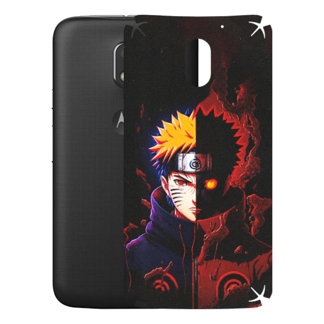 Motorola Phone Skins (All Models) - Naruto X Evil - Matte Finish (M-70) Motorola Moto E3 Power