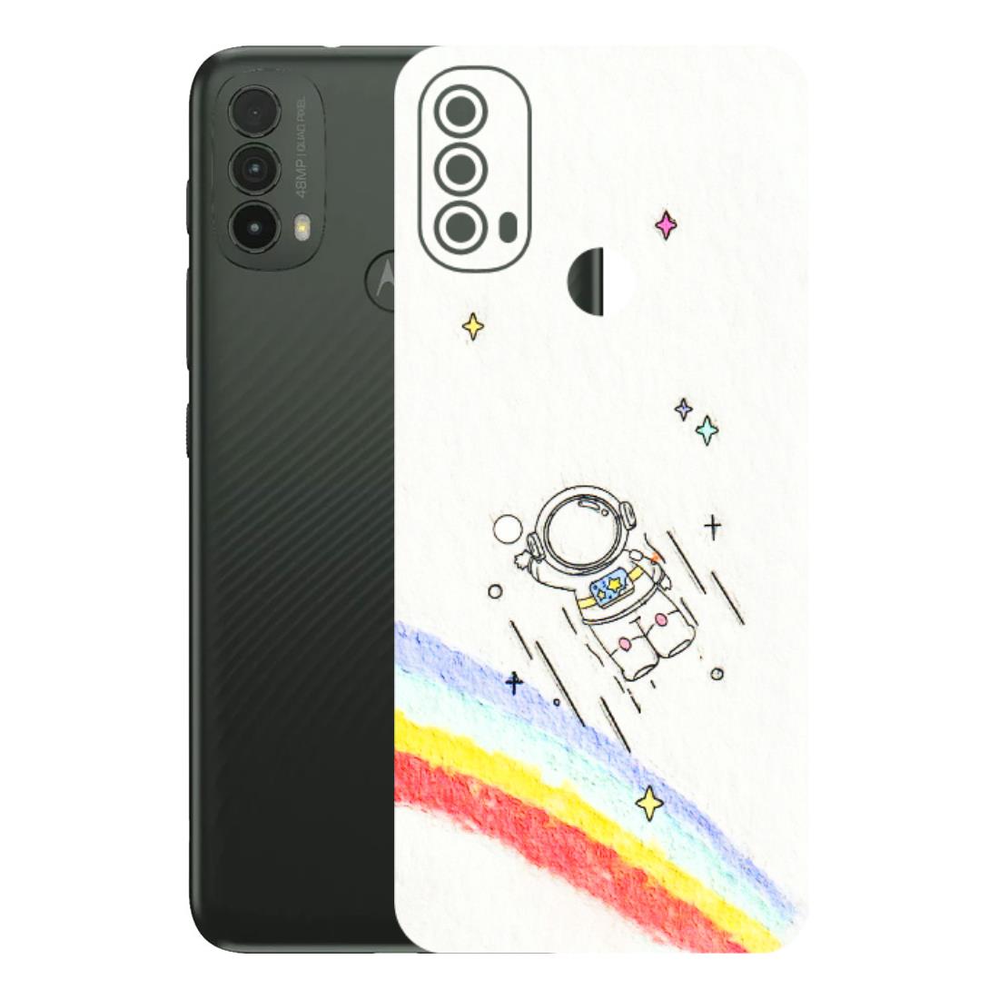 Motorola Phone Skins (All Models) - Milkyway Astronaut - 3D Embossed Finish (L-110) Motorola Moto E40