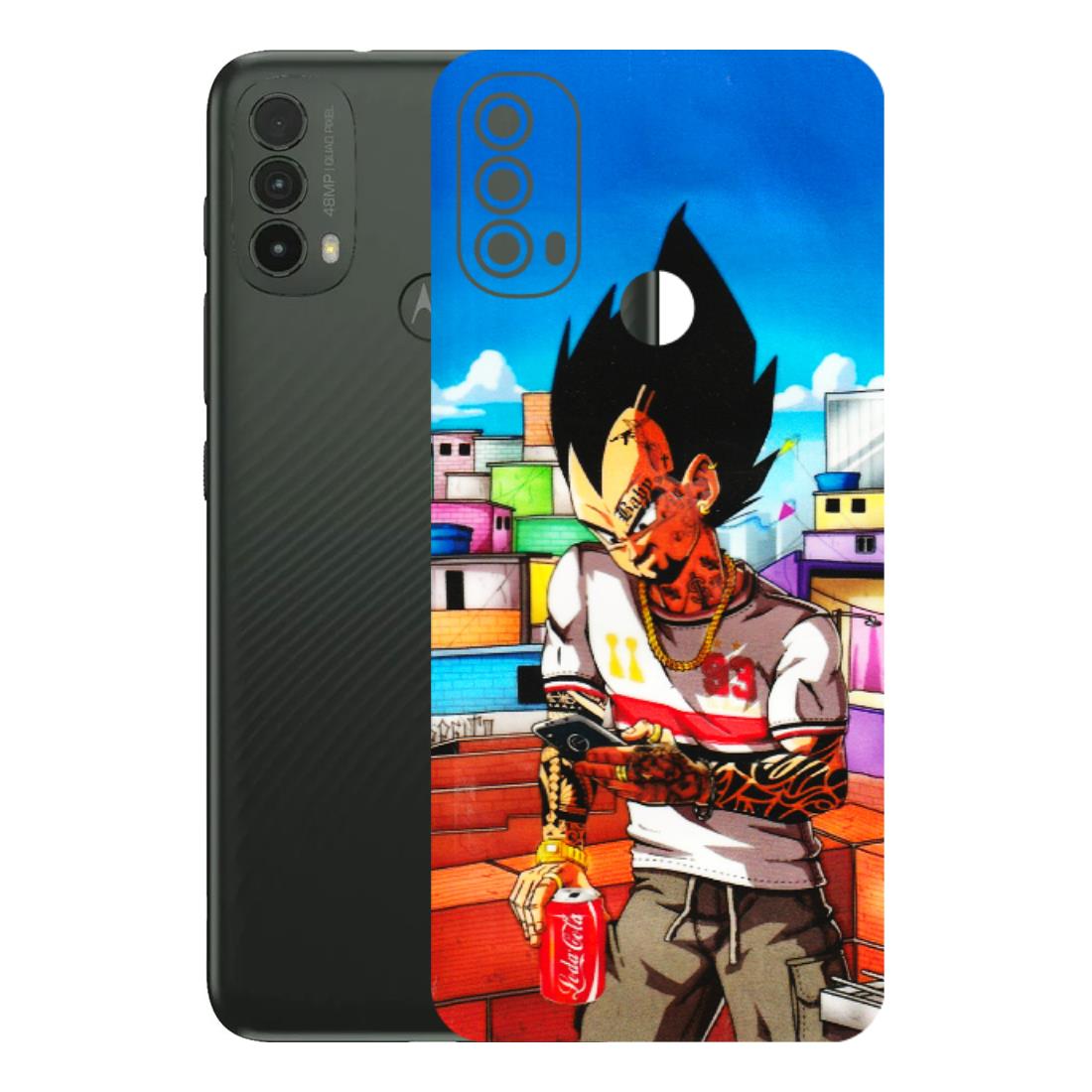 Motorola Phone Skins (All Models) - Vegeta - 3D Embossed Finish (L-136) Motorola Moto E40