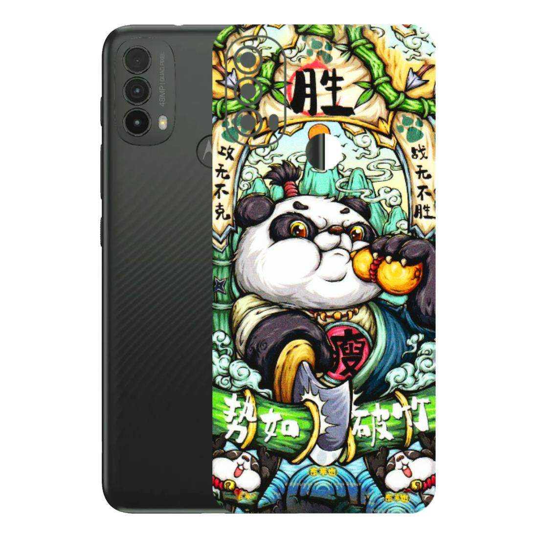 Motorola Phone Skins (All Models) - Royal Rich Panda - 3D Embossed Finish (L-170) Motorola Moto E40
