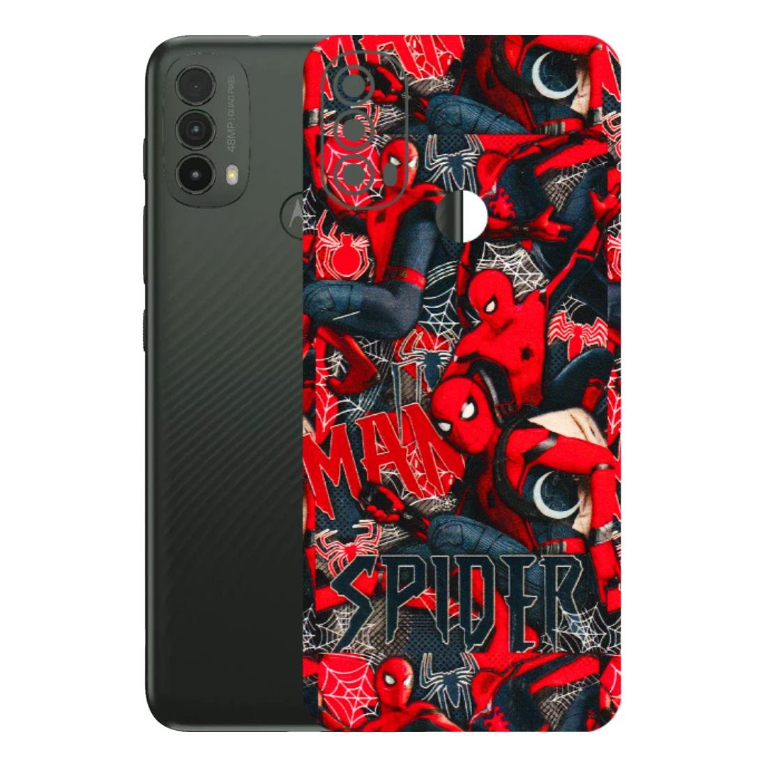 Motorola Phone Skins (All Models) - SpiderMan Cool - 3D Embossed Finish (L-188) Motorola Moto E40