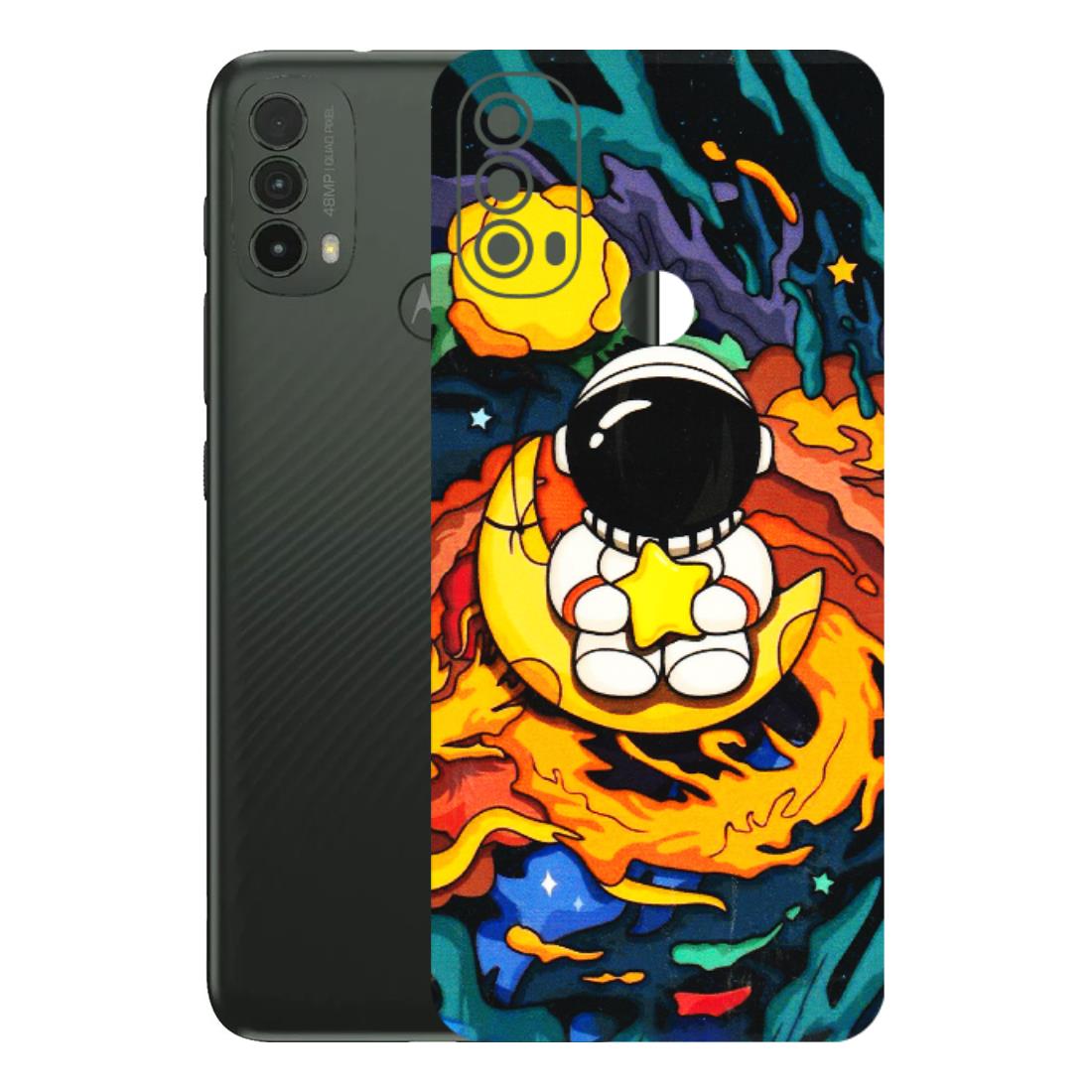Motorola Phone Skins (All Models) - Baby Astronaut - 3D Embossed Finish (L-197) Motorola Moto E40