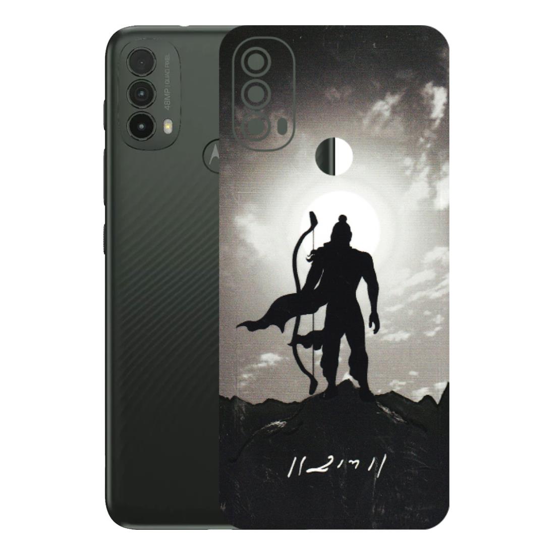 Motorola Phone Skins (All Models) - Jai Siya Ram - 3D Embossed Finish (L-200) Motorola Moto E40