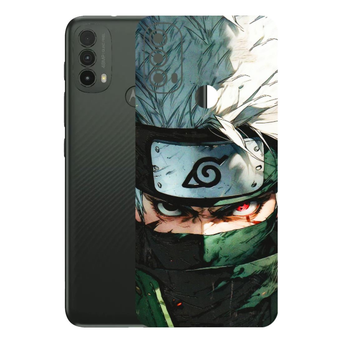 Motorola Phone Skins (All Models) - Kakashi Red Eye Focus - 3D Embossed Finish (L-227) Motorola Moto E40