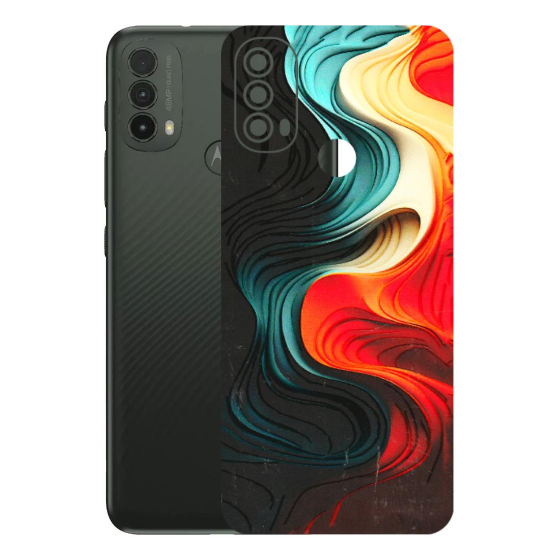 Motorola Phone Skins (All Models) - The Silky Swirl - 3D Embossed Finish (L-240) Motorola Moto E40