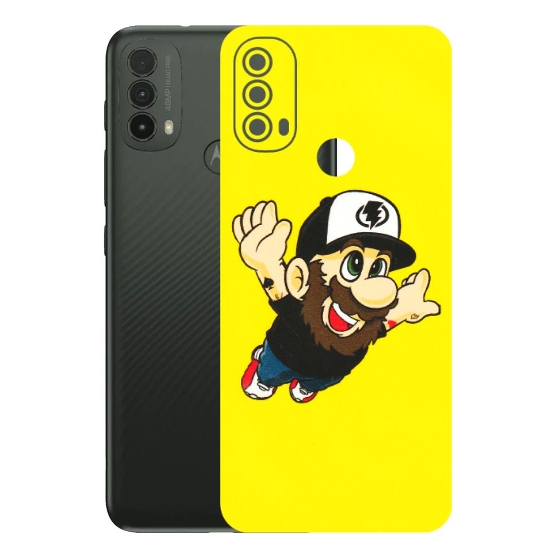 Motorola Phone Skins (All Models) - Flying Beardo - 3D Embossed Finish (L-60) Motorola Moto E40