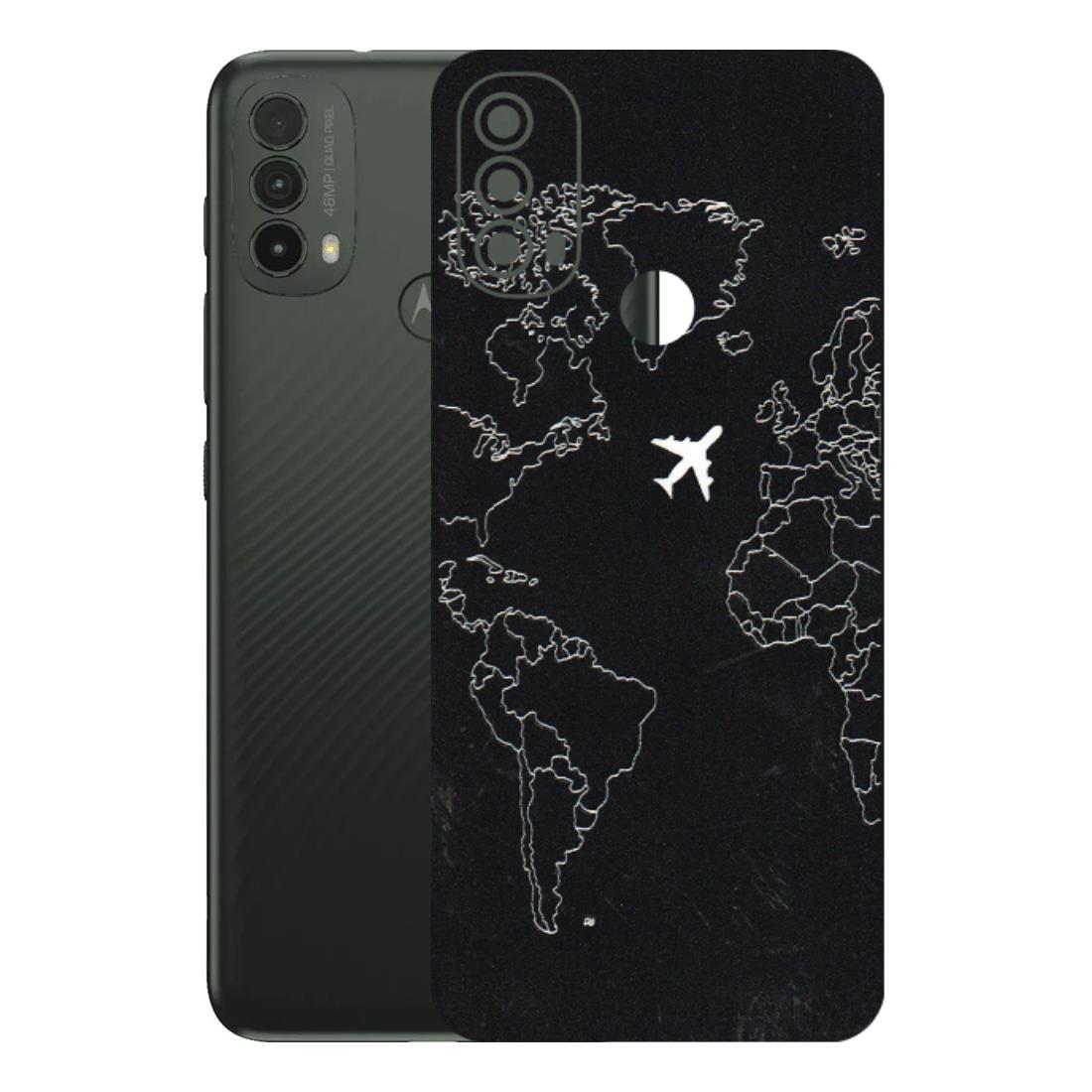 Motorola Phone Skins (All Models) - Never Ending Travel - 3D Embossed Finish (L-79) Motorola Moto E40
