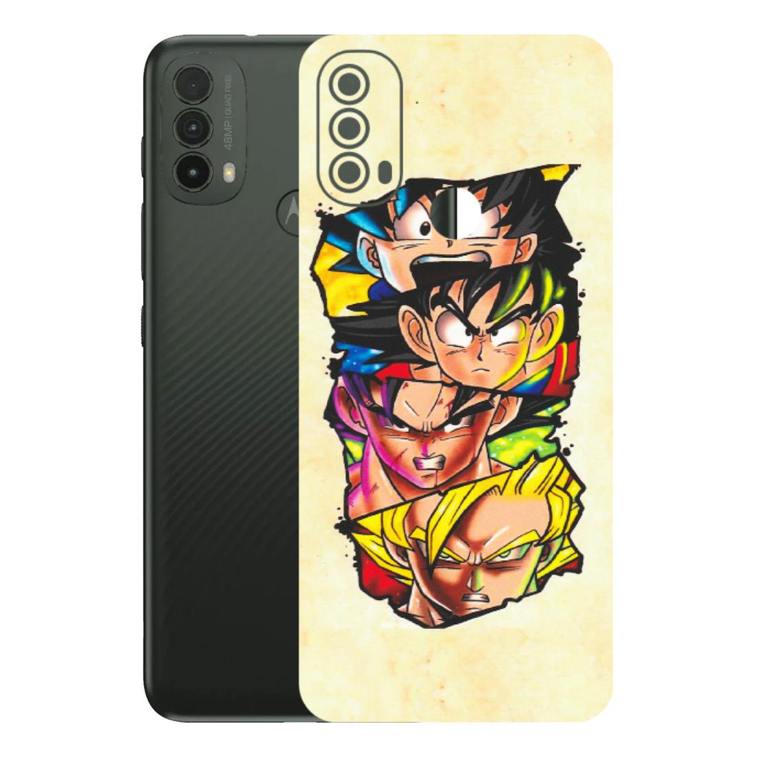 Motorola Phone Skins (All Models) - Angry Multi Anime - Matte Finish (M-113) Motorola Moto E40