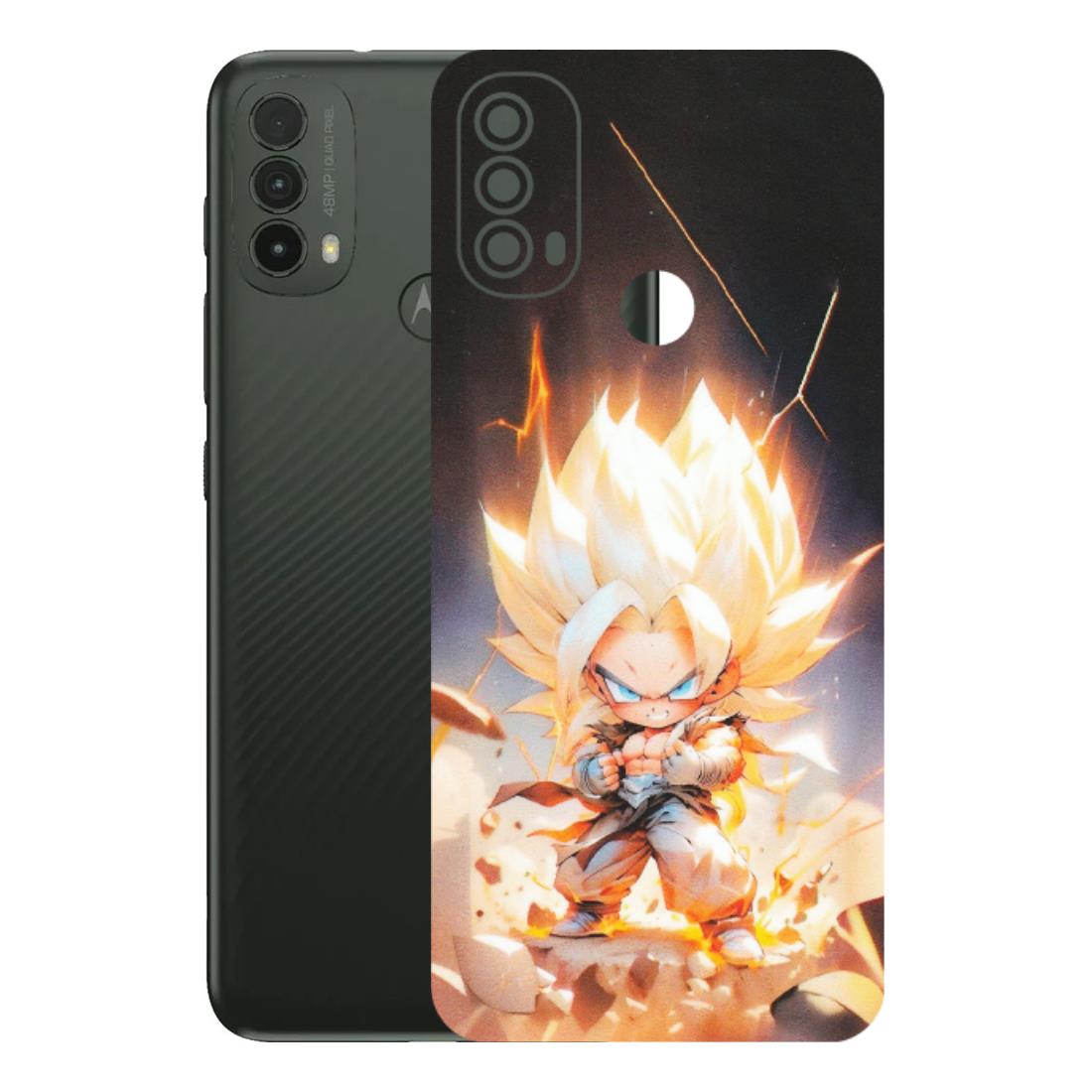 Motorola Phone Skins (All Models) - Goku Dragon Cute Anime - Matte Finish (M-131) Motorola Moto E40