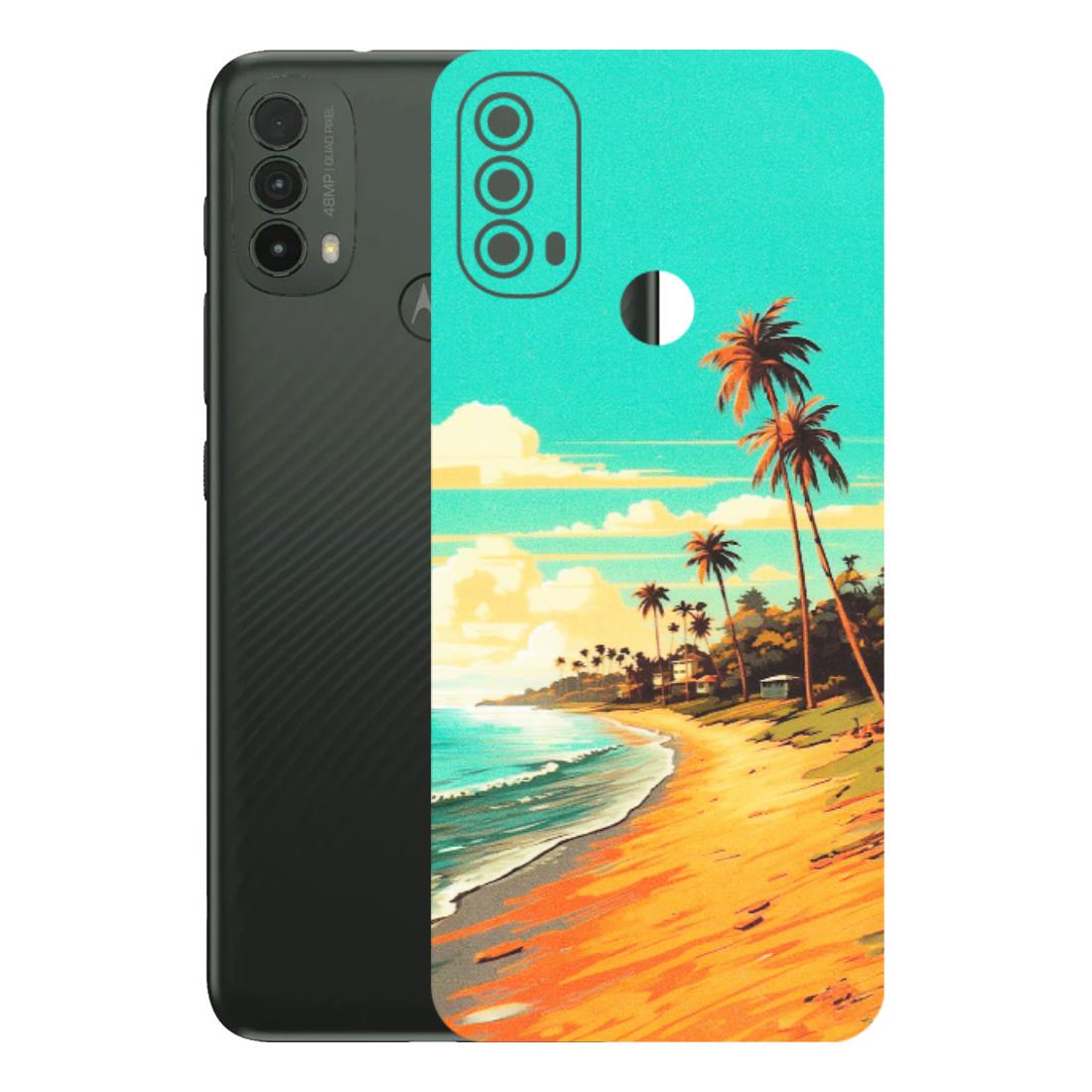Motorola Phone Skins (All Models) - Miami Beach - Matte Finish (M-136) Motorola Moto E40