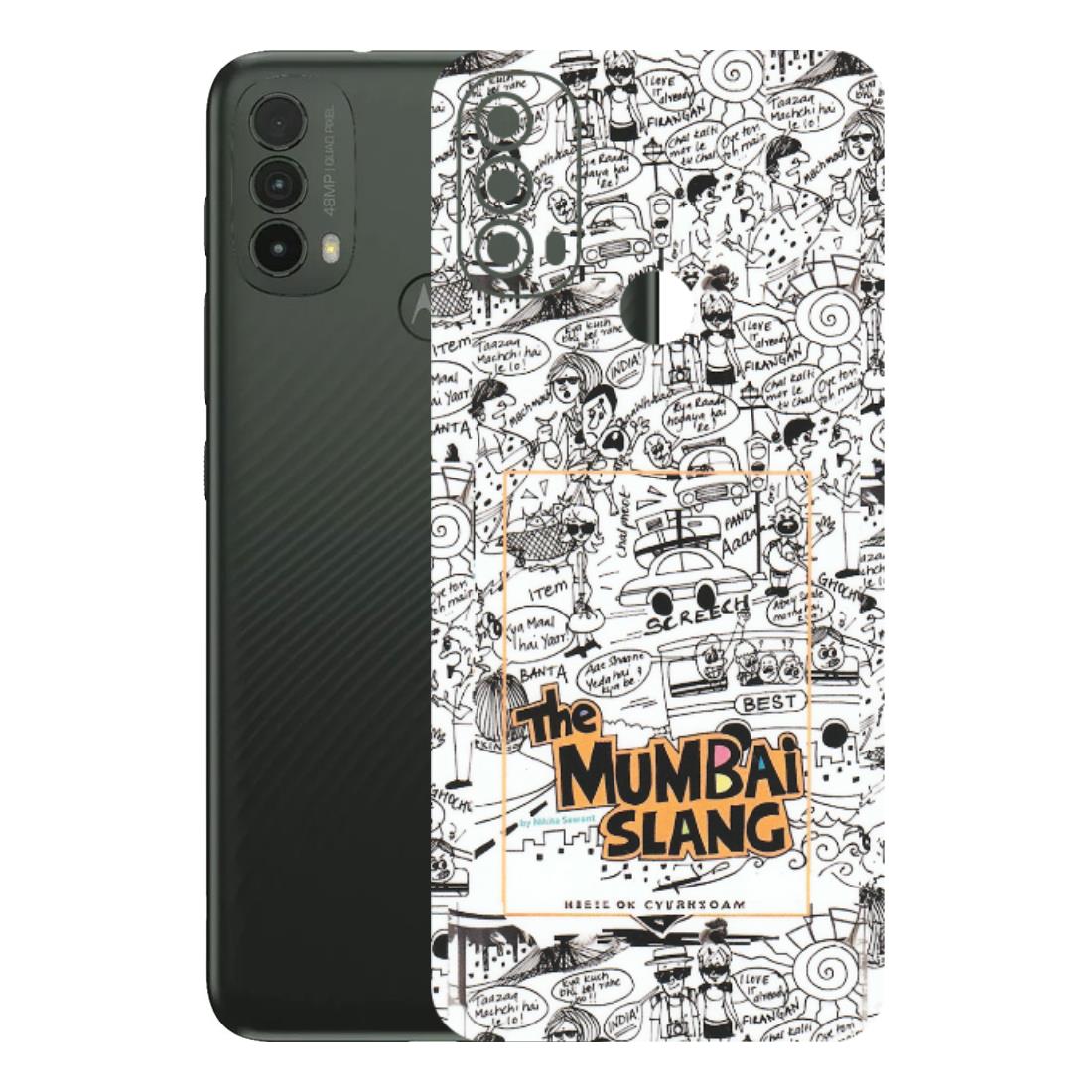 Motorola Phone Skins (All Models) - The Mumbai Slang - Matte Finish (M-142) Motorola Moto E40