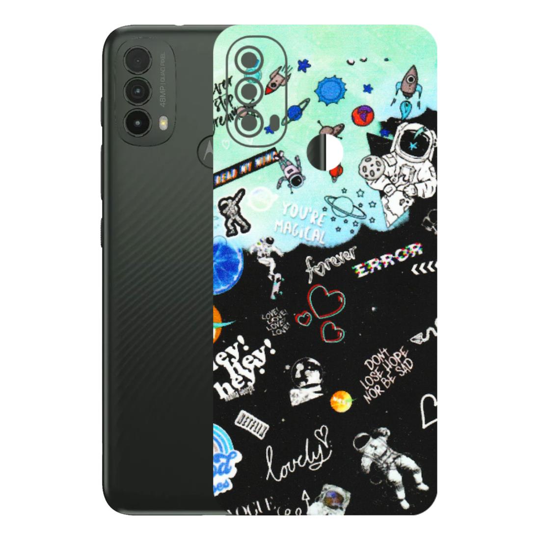 Motorola Phone Skins (All Models) - Living In A Space Dream - Matte Finish (M-46) Motorola Moto E40