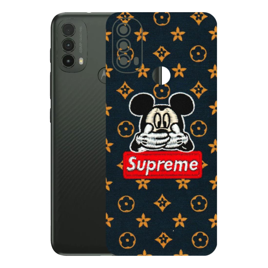 Motorola Phone Skins (All Models) - Mickey Supreme - Matte Finish (M-83) Motorola Moto E40