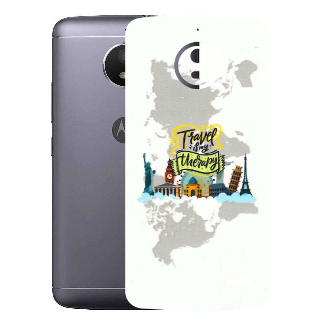 Motorola Phone Skins (All Models) - Travel Therapy - 3D Embossed Finish (L-199) Motorola Moto E4