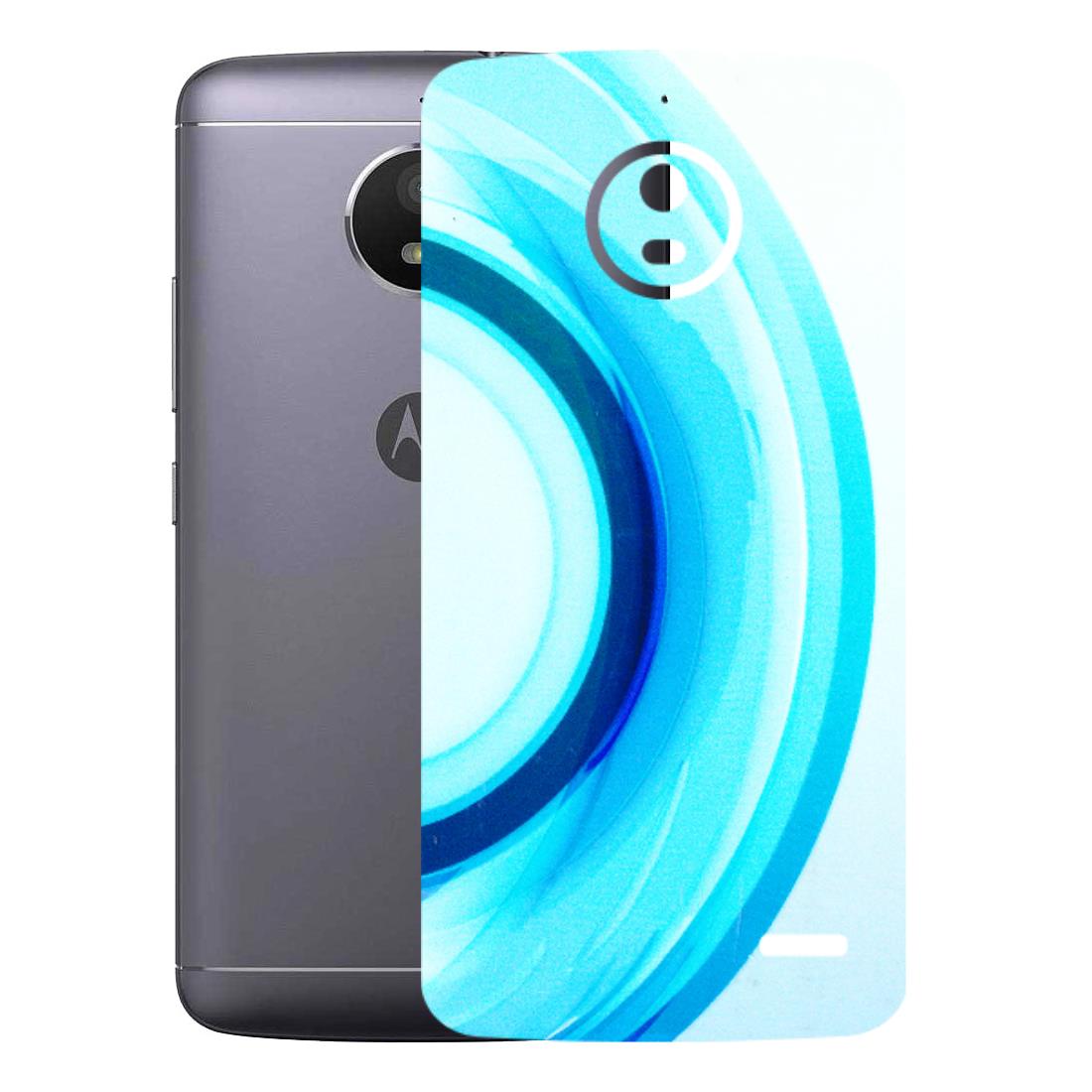 Motorola Phone Skins (All Models) - The Blue Curve - 3D Embossed Finish (L-244) Motorola Moto E4