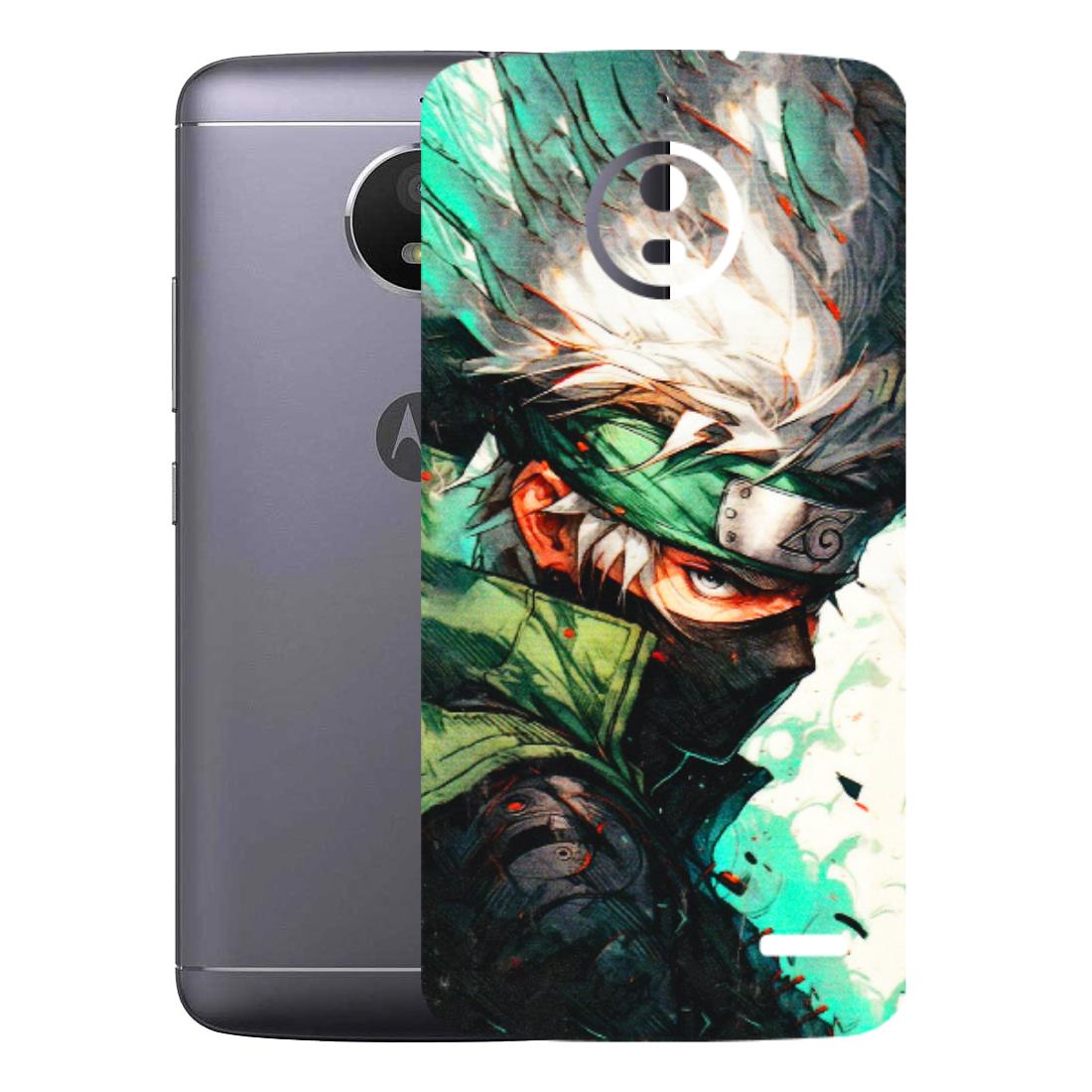 Motorola Phone Skins (All Models) - Kakashi Side Profile - 3D Embossed Finish (L-249) Motorola Moto E4