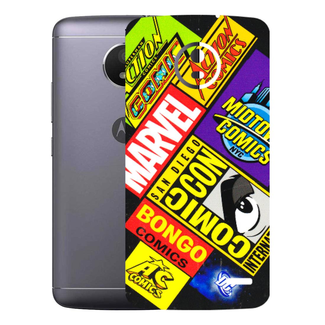 Motorola Phone Skins (All Models) - Bongo Comic Con - 3D Embossed Finish (L-325) Motorola Moto E4