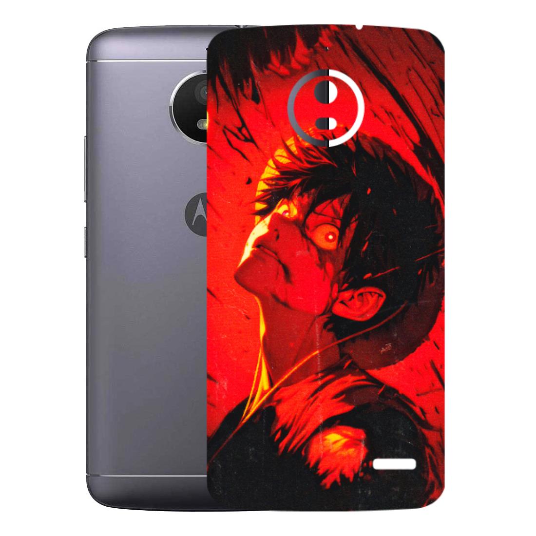 Motorola Phone Skins (All Models) - D.Luffy Power Up One Piece Anime - 3D Embossed Finish (L-326) Motorola Moto E4