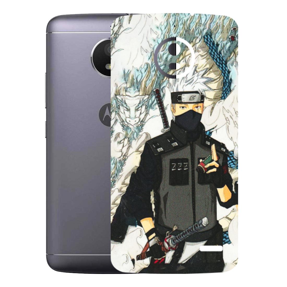 Motorola Phone Skins (All Models) - Kakashi Hatake Naruto Anime - 3D Embossed Finish (L-46) Motorola Moto E4