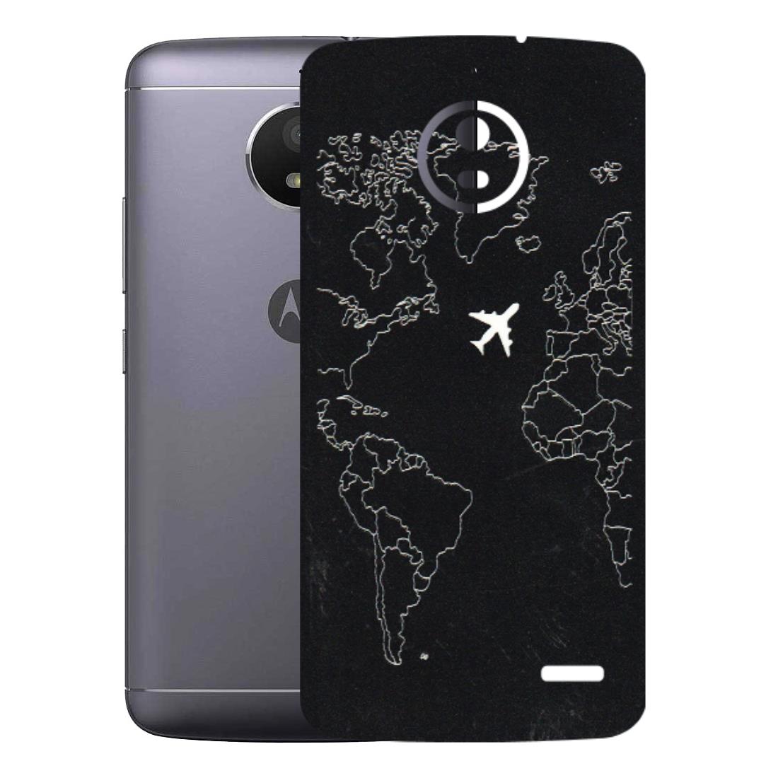Motorola Phone Skins (All Models) - Never Ending Travel - 3D Embossed Finish (L-79) Motorola Moto E4