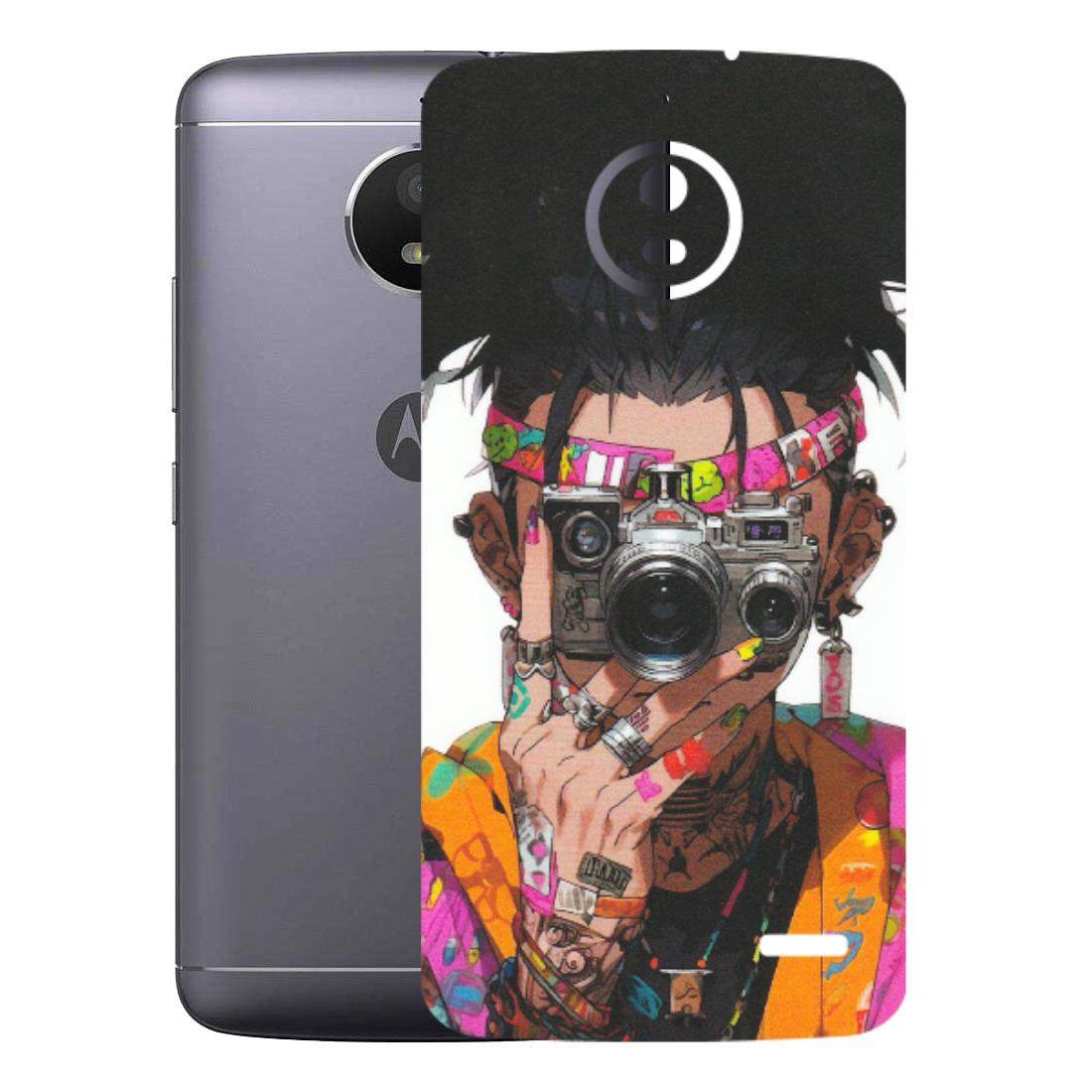 Motorola Phone Skins (All Models) - Camera Lover Girl - Matte Finish (M-09) Motorola Moto E4