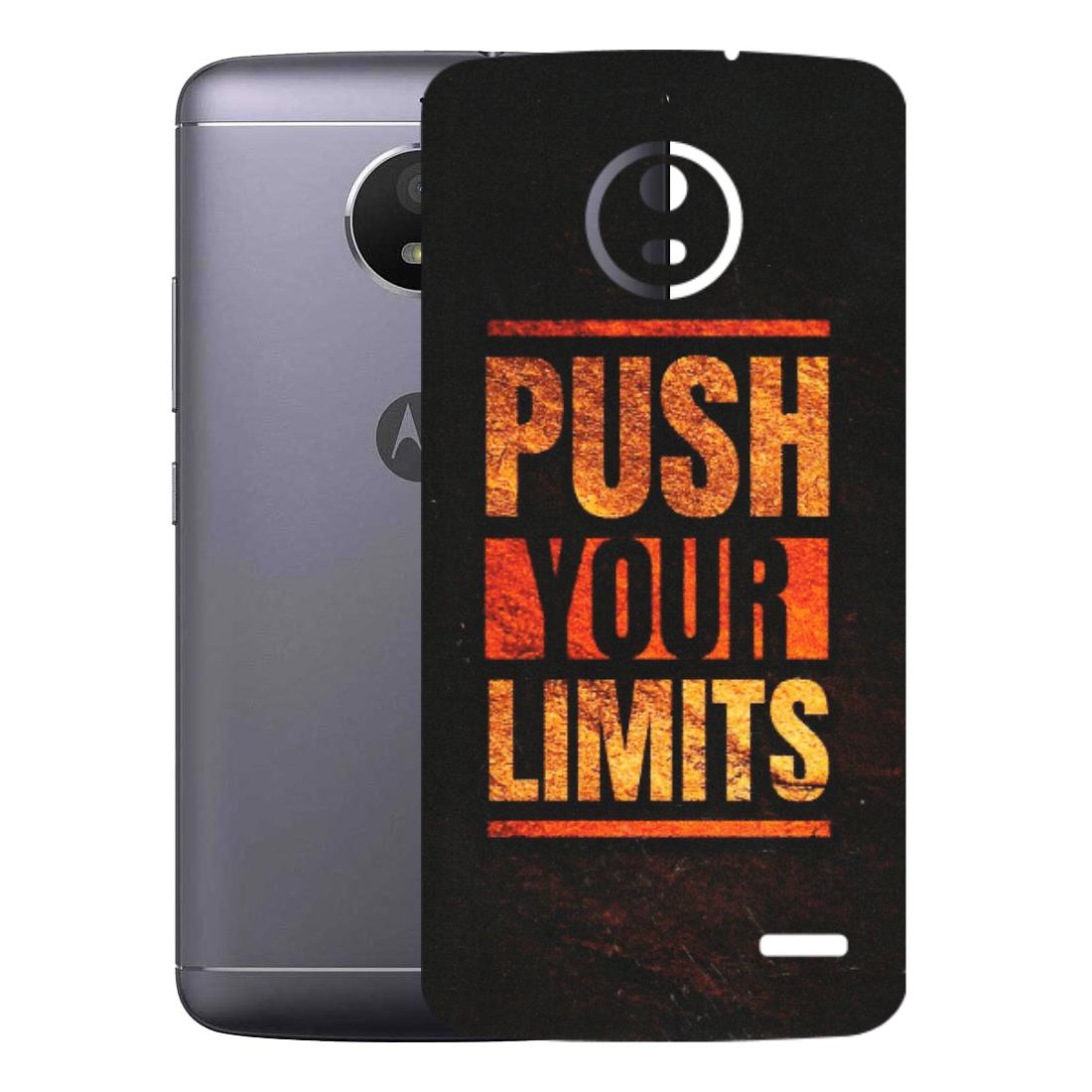 Motorola Phone Skins (All Models) - Push Your Limits - Matte Finish (M-118) Motorola Moto E4