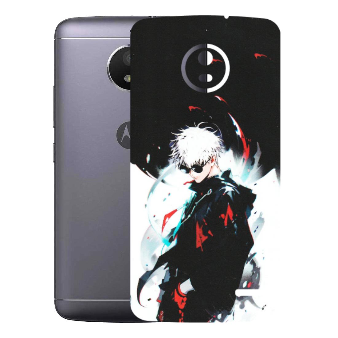 Motorola Phone Skins (All Models) - Gojo Powerful Charater Kaisen Anime - Matte Finish (M-144) Motorola Moto E4