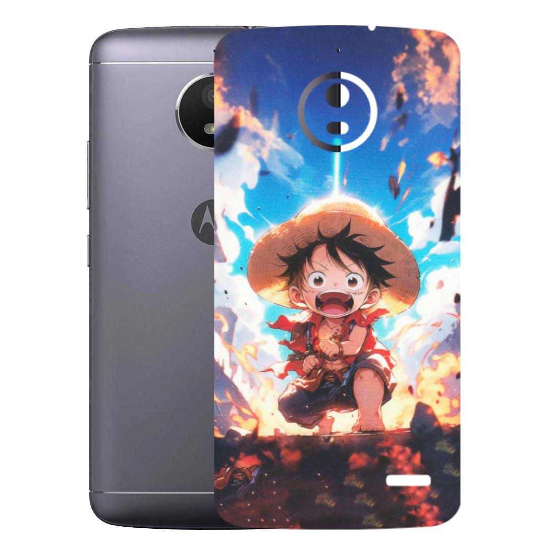 Motorola Phone Skins (All Models) - Toon One Piece Cute Character - Matte Finish (M-35) Motorola Moto E4