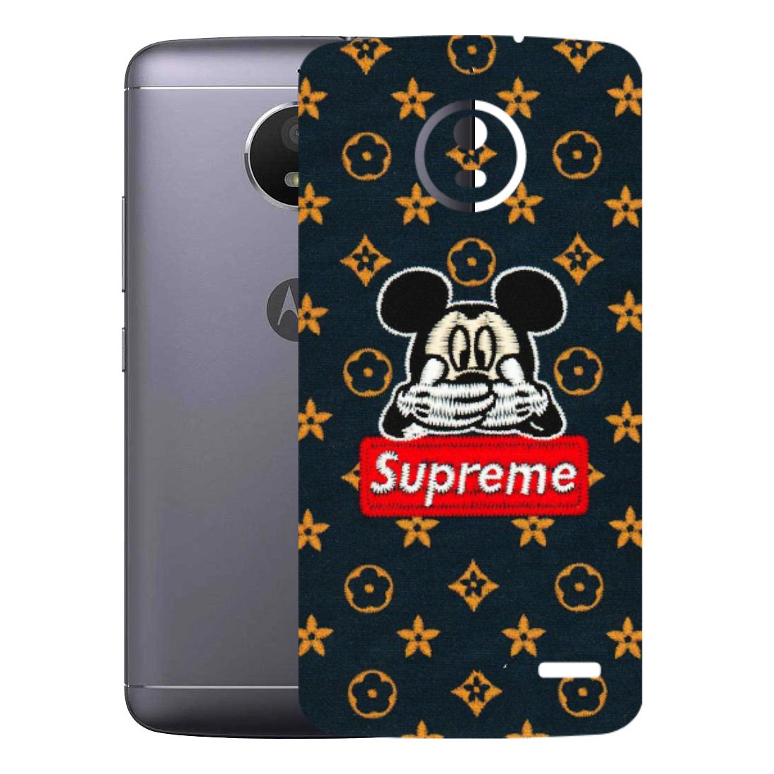 Motorola Phone Skins (All Models) - Mickey Supreme - Matte Finish (M-83) Motorola Moto E4