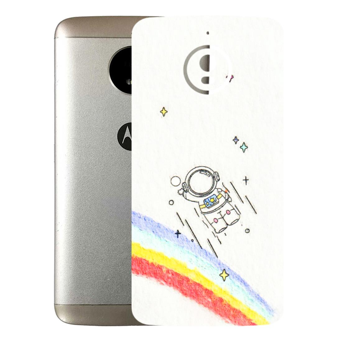 Motorola Phone Skins (All Models) - Milkyway Astronaut - 3D Embossed Finish (L-110) Motorola Moto E4 Plus
