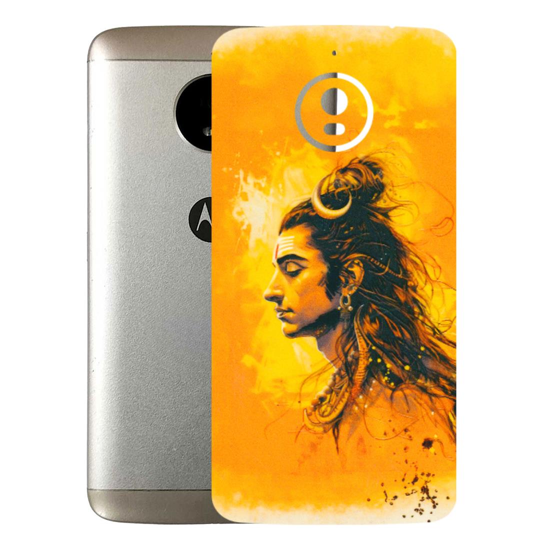 Motorola Phone Skins (All Models) - Shiv Shakti - 3D Embossed Finish (L-14) Motorola Moto E4 Plus