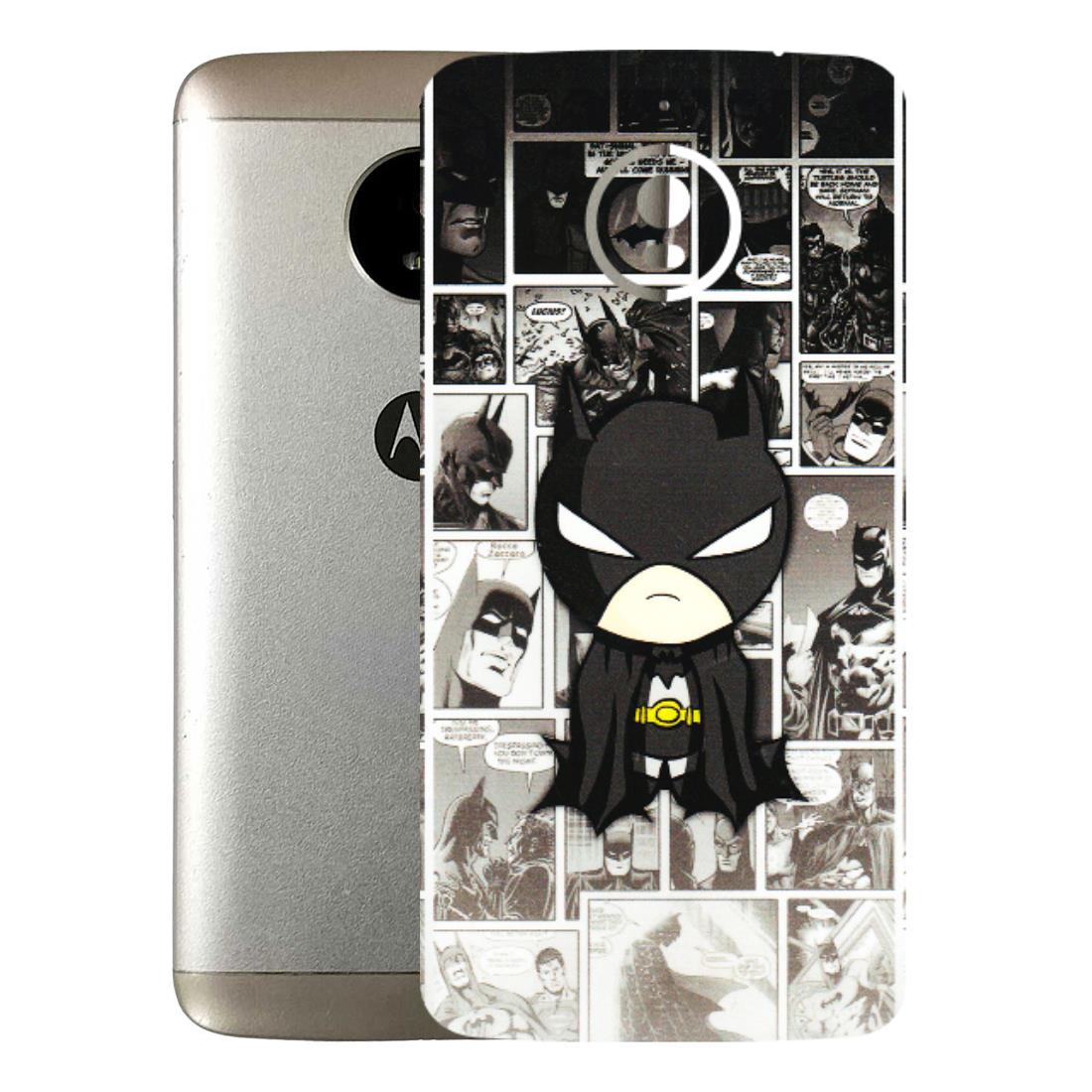 Motorola Phone Skins (All Models) - Toon Batman - 3D Embossed Finish (L-182) Motorola Moto E4 Plus