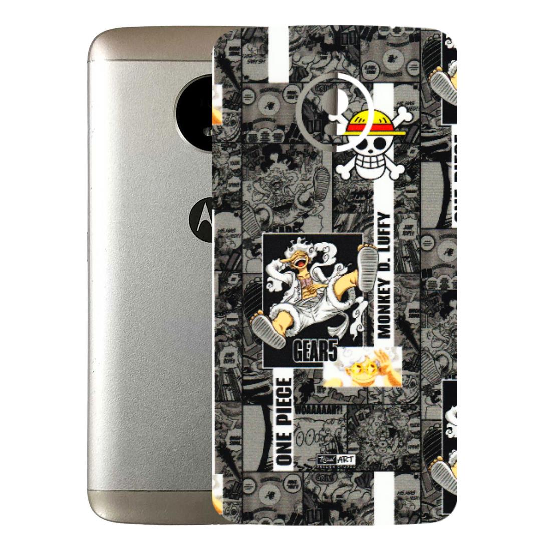 Motorola Phone Skins (All Models) - Cuffy Anime MonkeyCamic - 3D Embossed Finish (L-242) Motorola Moto E4 Plus