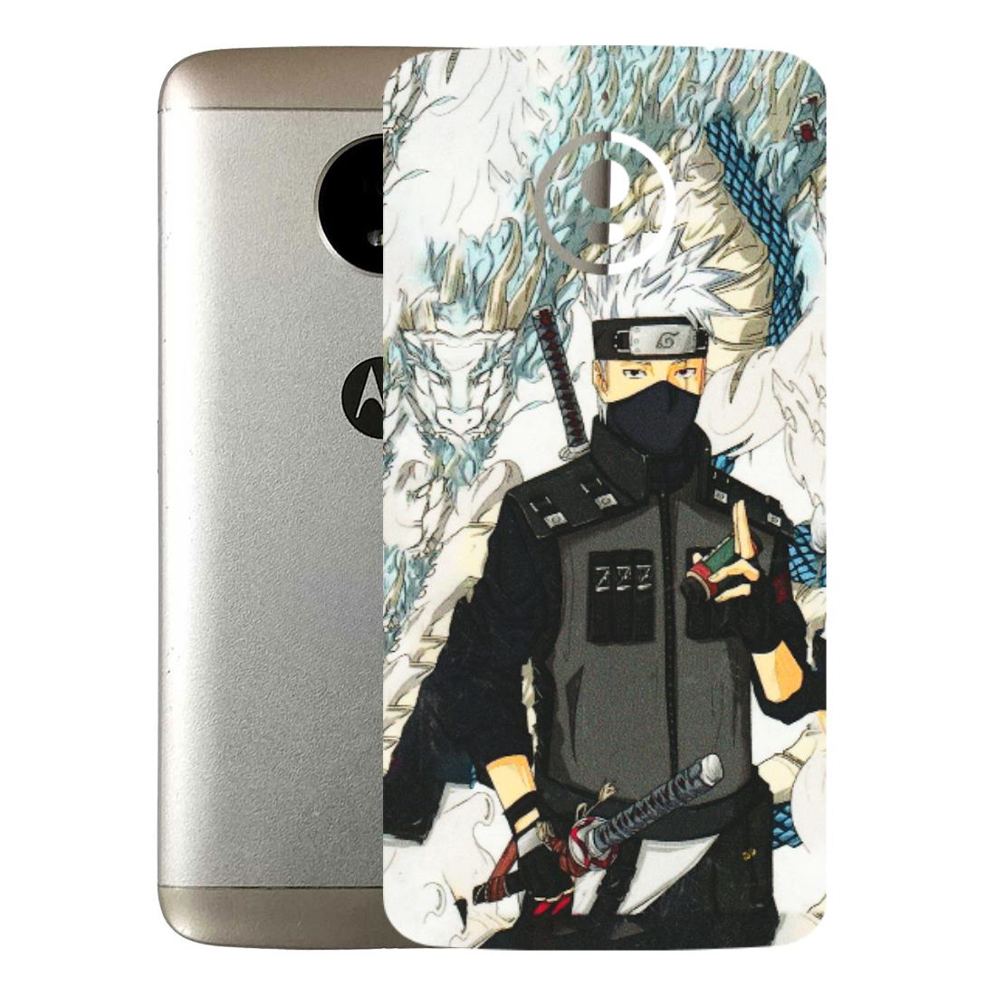 Motorola Phone Skins (All Models) - Kakashi Hatake Naruto Anime - 3D Embossed Finish (L-46) Motorola Moto E4 Plus