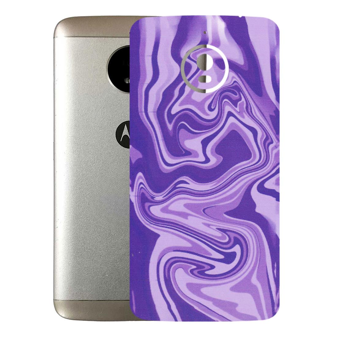 Motorola Phone Skins (All Models) - Hazy Purple Nights - Matte Finish (M-14) Motorola Moto E4 Plus