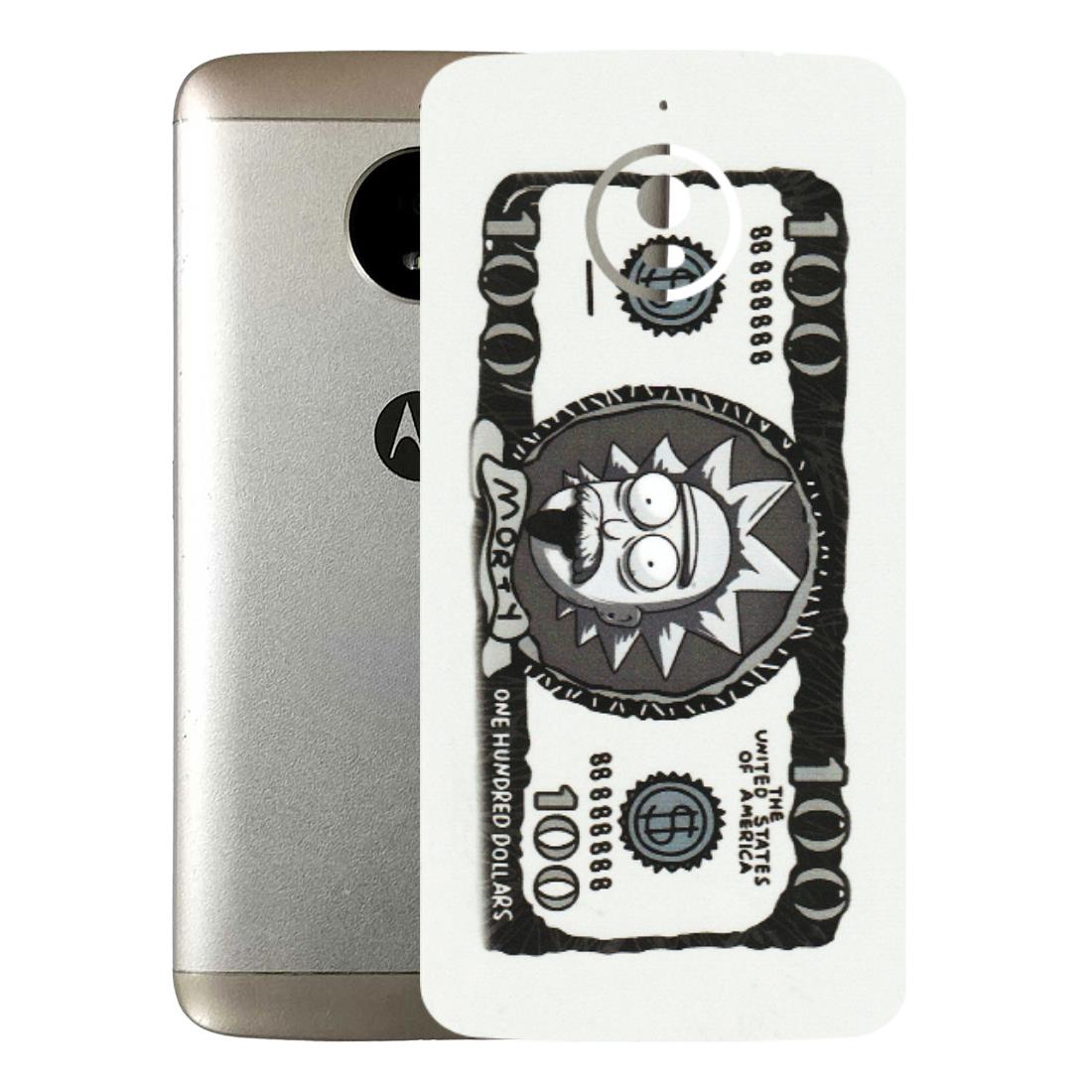 Motorola Phone Skins (All Models) - Rick And Morty Hundred Dollar Anime - Matte Finish (M-161) Motorola Moto E4 Plus