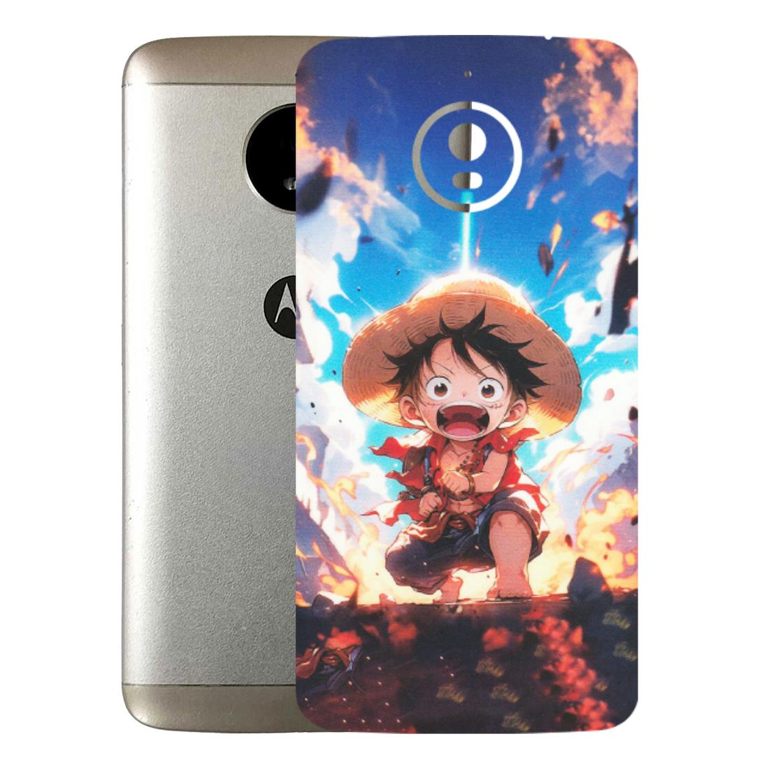 Motorola Phone Skins (All Models) - Toon One Piece Cute Character - Matte Finish (M-35) Motorola Moto E4 Plus