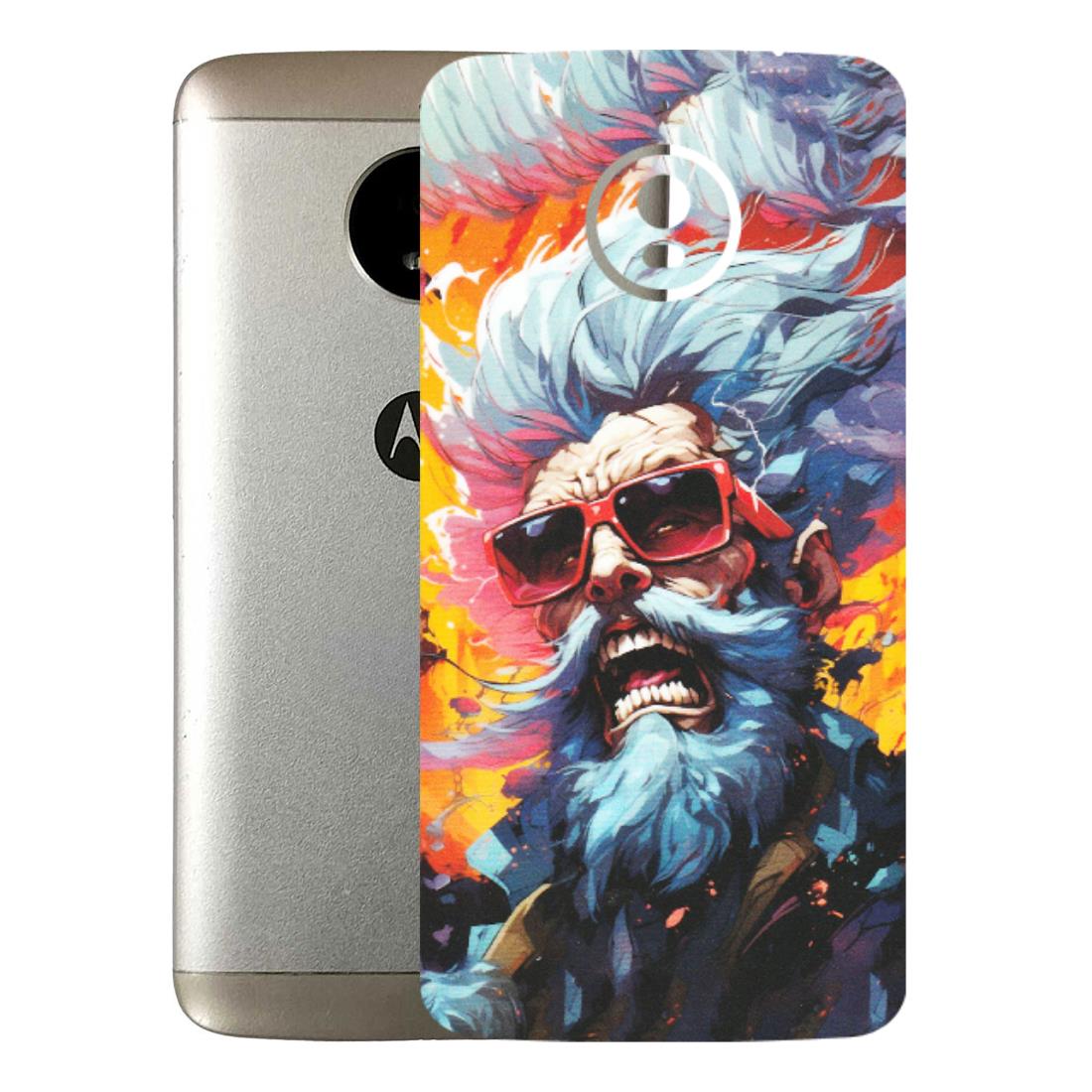 Motorola Phone Skins (All Models) - Daddy Cool Character - Matte Finish (M-43) Motorola Moto E4 Plus