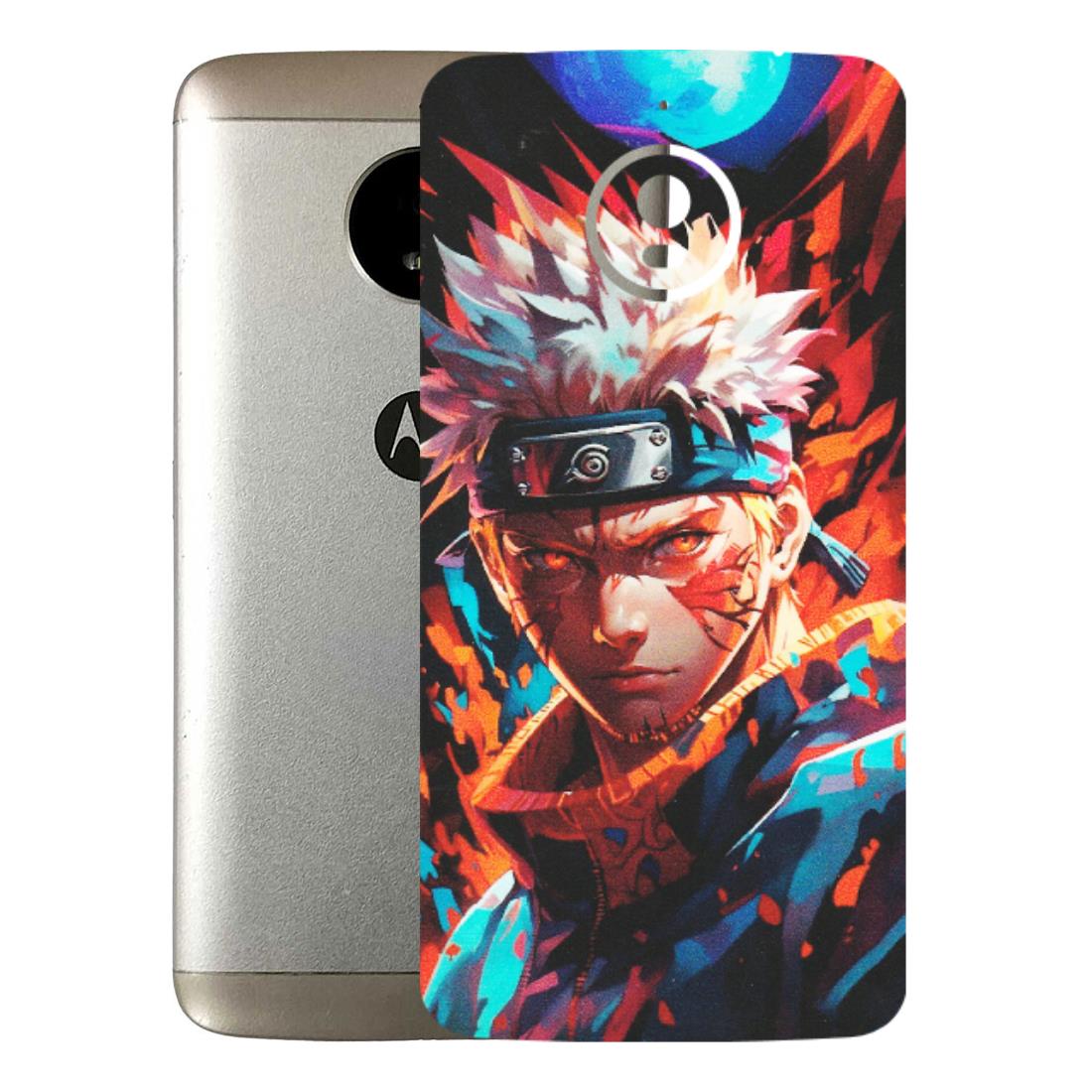 Motorola Phone Skins (All Models) - Anime Ferocious Character - Matte Finish (M-44) Motorola Moto E4 Plus