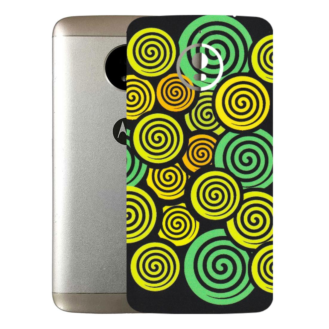 Motorola Phone Skins (All Models) - Crazy Spiral - Matte Finish (M-91) Motorola Moto E4 Plus