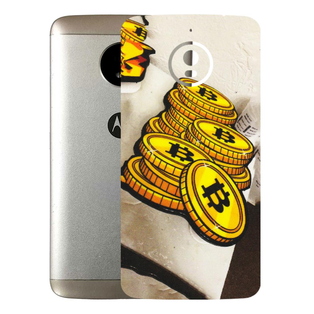 Motorola Phone Skins (All Models) - Billionaire Bitcoin Collection - Matte Finish (M-92) Motorola Moto E4 Plus